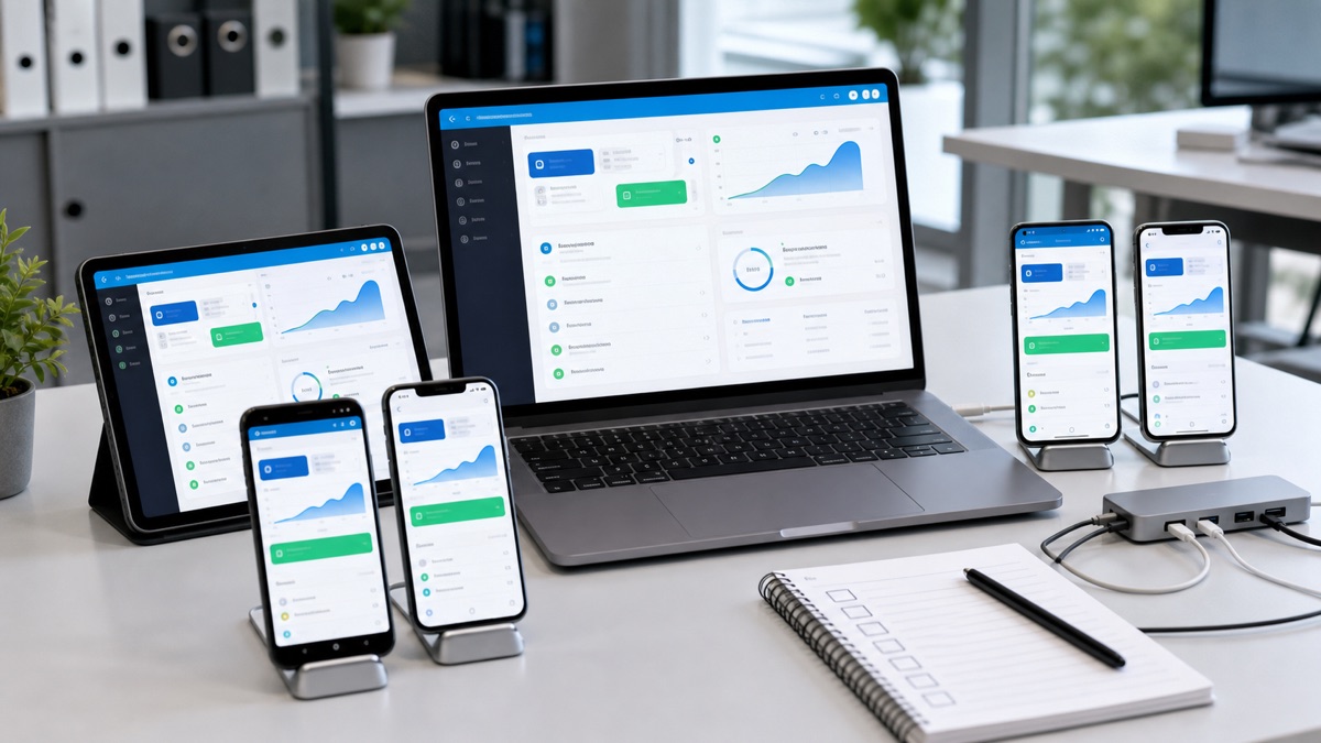 Кроссплатформенная разработка: Flutter, React Native и KMP 4 Тестирование кроссплатформенного приложения на телефонах, планшете и ноутбуке